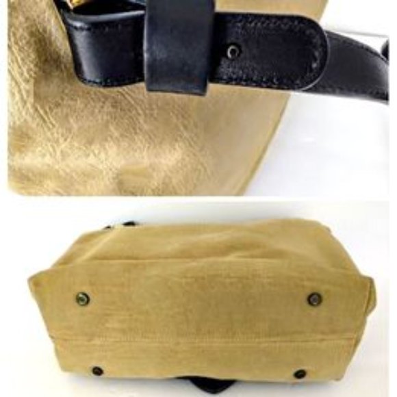 Pauric Sweeney Tan Python and Suede Leather Messenger Bag - Picture 9 of 10